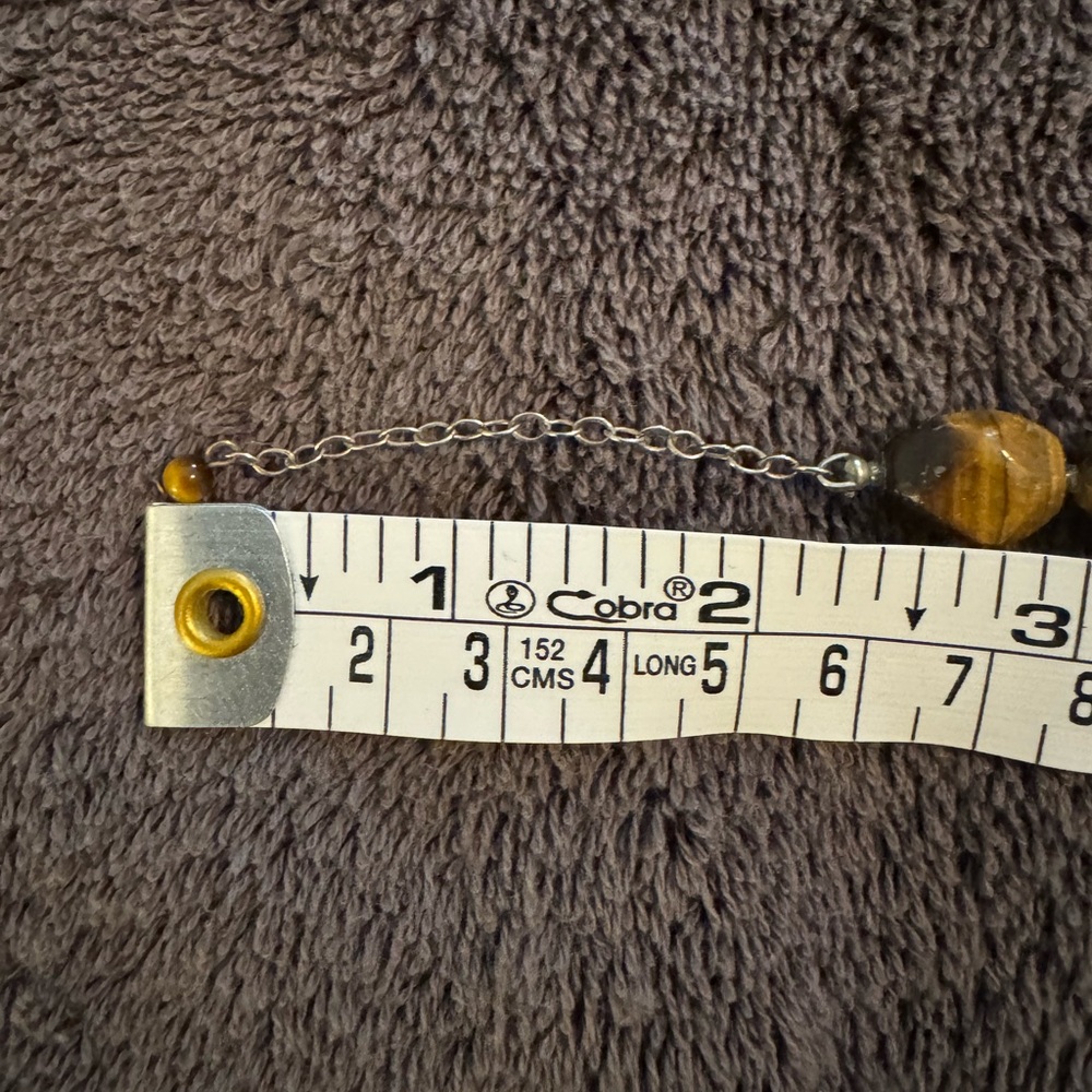 Tiger Eye Beaded Necklace - Picture 3 of 3